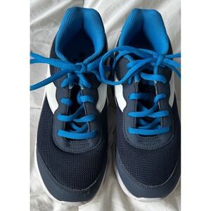 Diadora Athletic Sneakers Running Shoes Comfort Walking‎ Blue White Kids Size